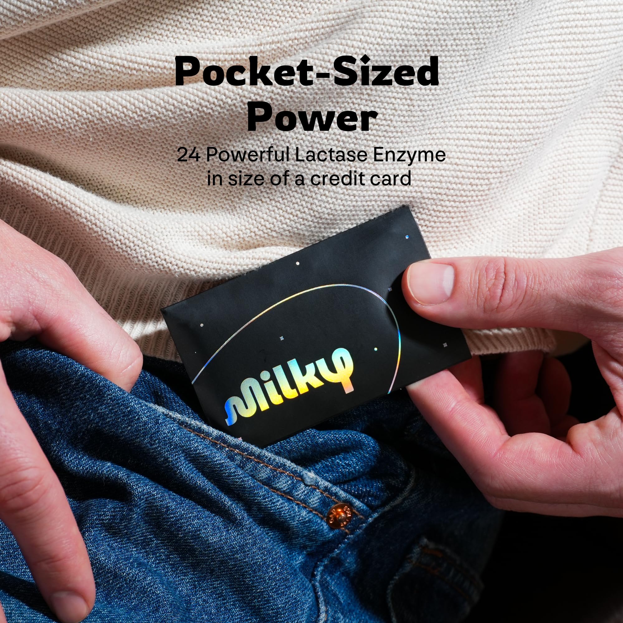 Milky tablets spread on surface illustrating count and convenient daily doses