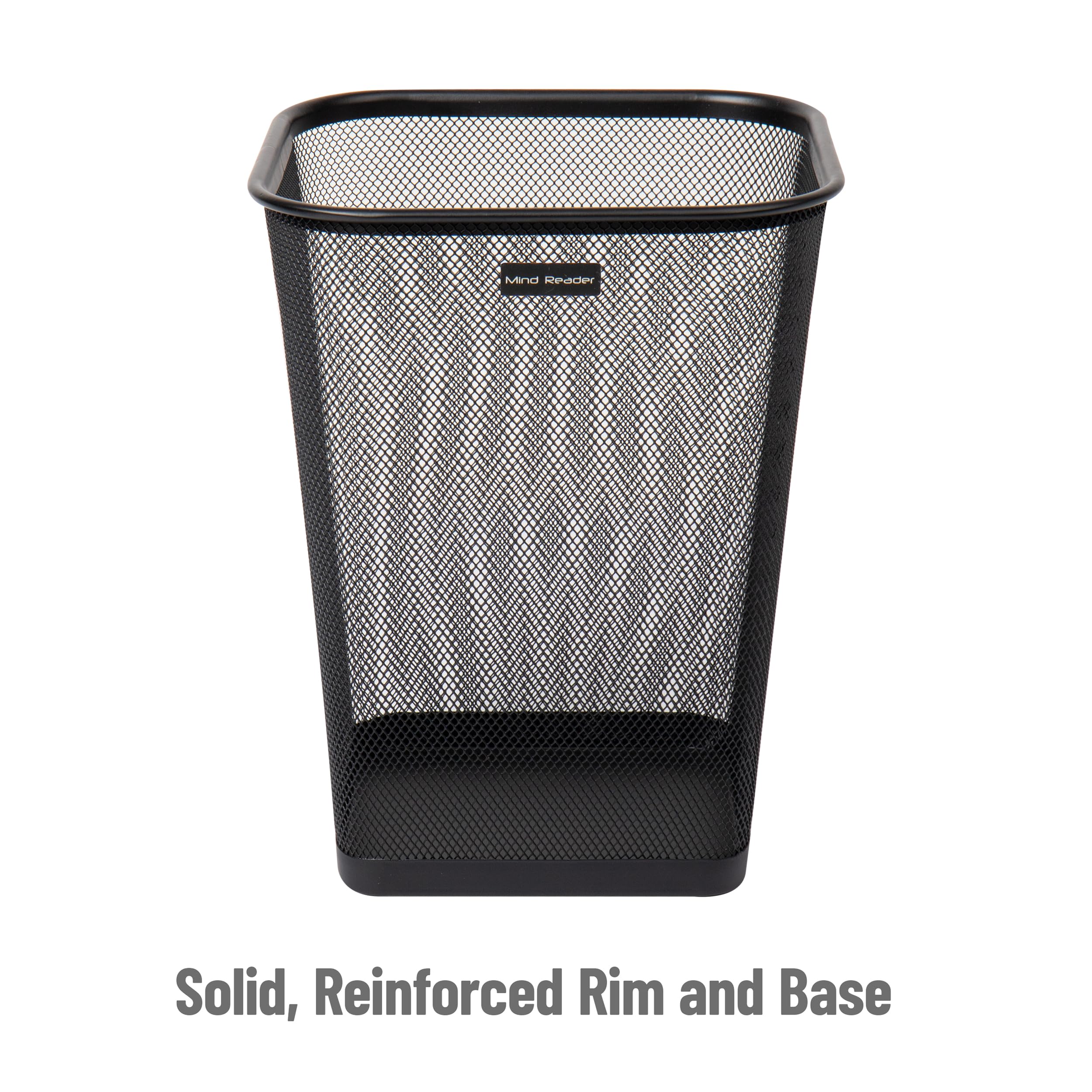 Mind Reader side view with dimensions illustrating compact size and space-saving benefit