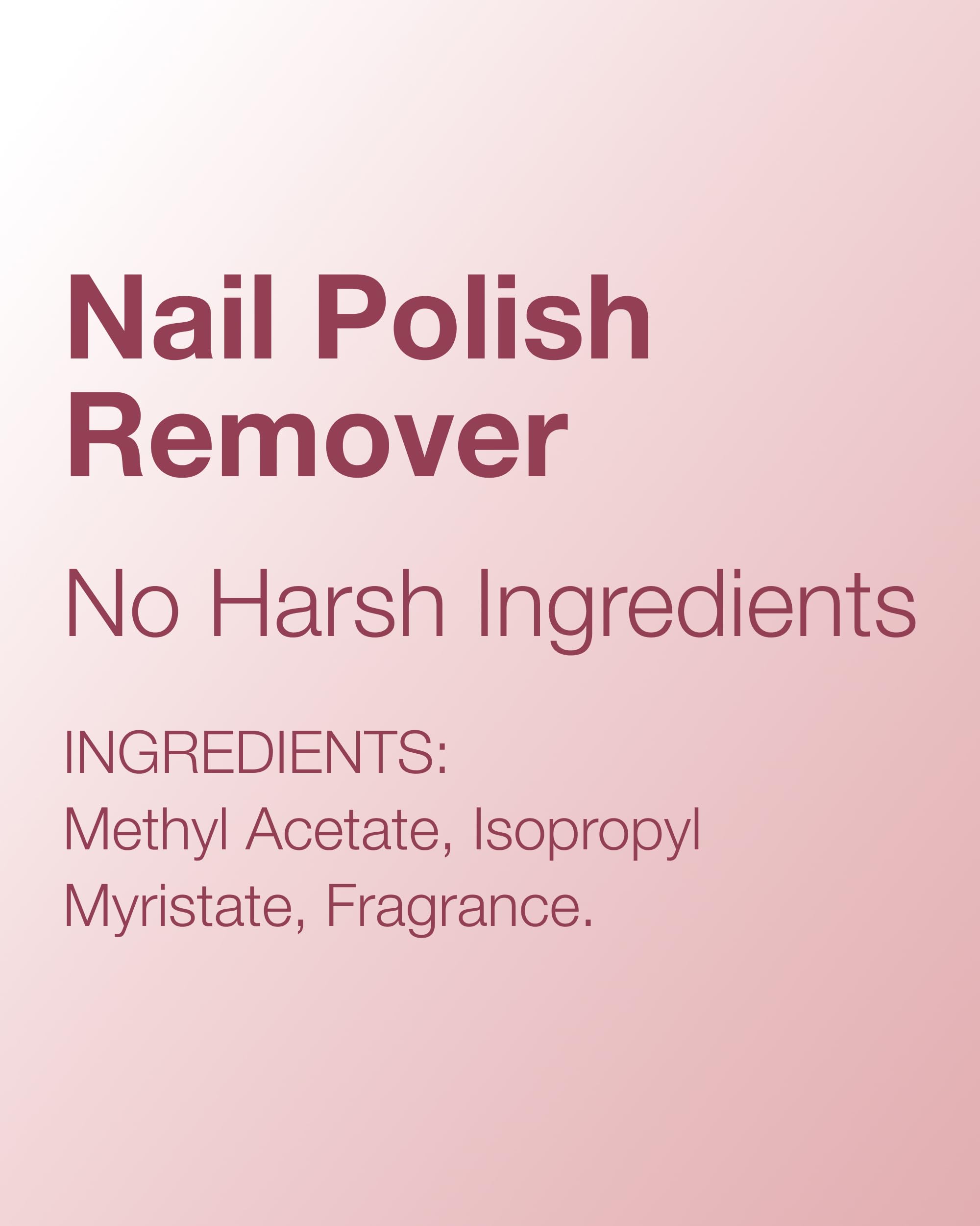 Mineral Fusion removing glitter polish from nail, showing effective glitter lift benefit