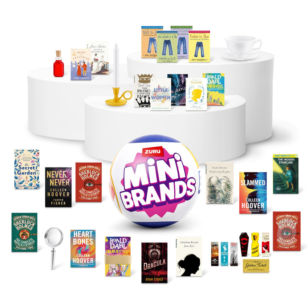 Mini Brands open mini book detail showing realistic pages and play value