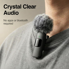 Mini Mic Pro close-up of mesh and casing, Mini Mic Pro clarity for voice capture