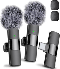 Mini Mic Pro front view showing compact body and clip for easy mounting