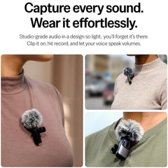 Mini Mic Pro USB-C connector detail enabling instant plug-and-play recording