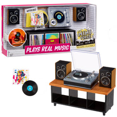 MGA's Miniverse front view showing retro mini record player and visible controls, great for display