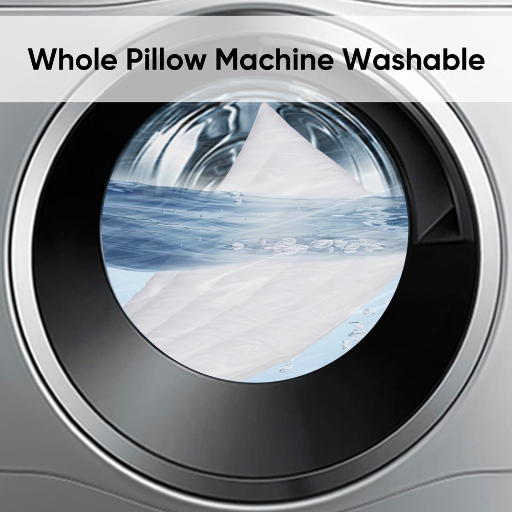MINUPWELL care label and instructions image showing washable, low-maintenance benefit