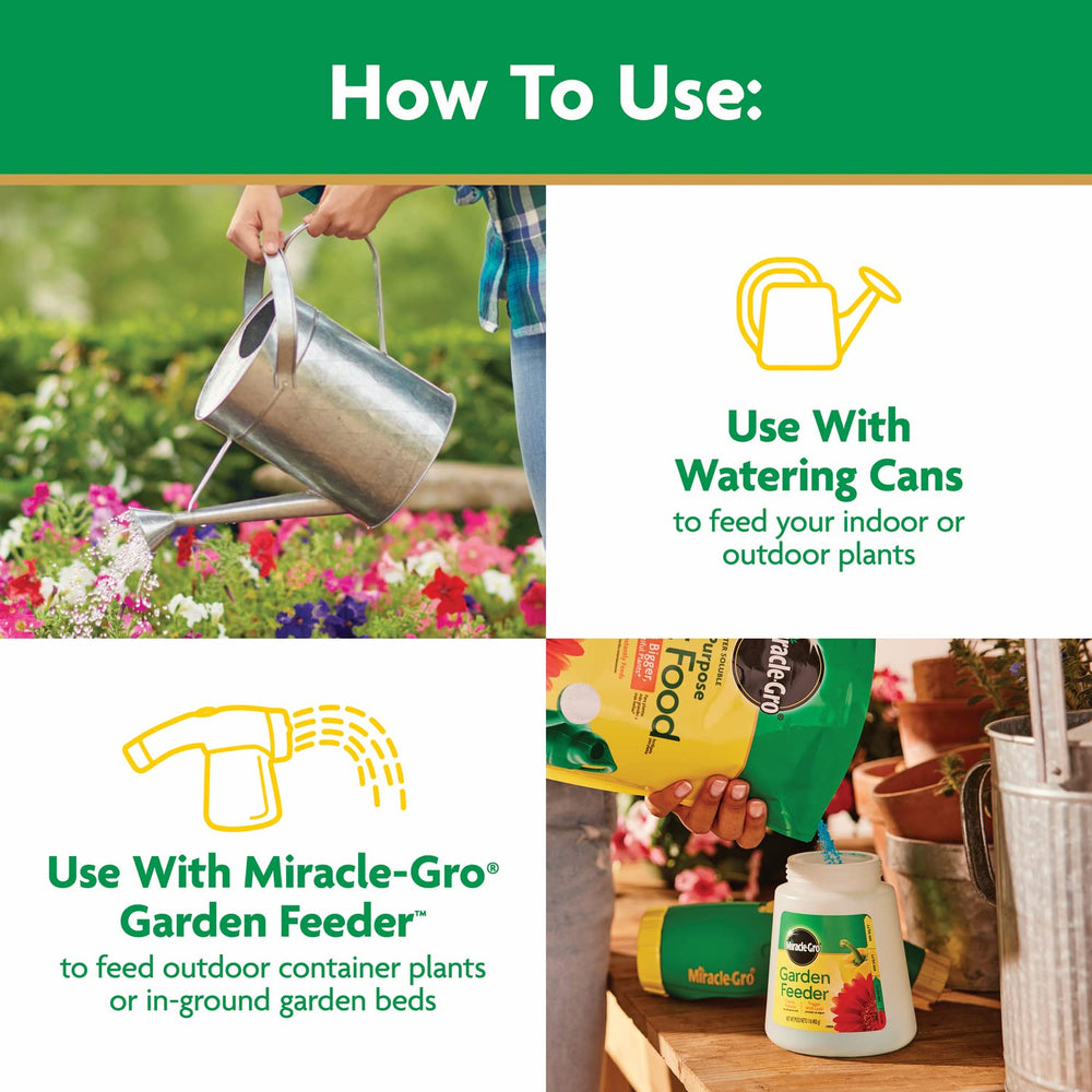 Miracle-Gro Garden Feeder fill demo for efficient large-area feeding