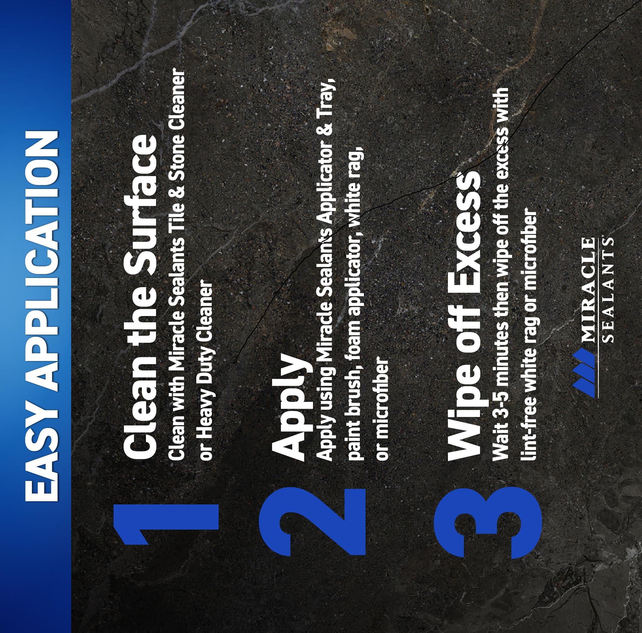 Miracle Sealants 511 side-by-side untreated and treated stone comparison