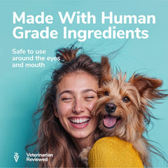 Miracle Vet lather texture close-up highlighting moisturizing foam benefit