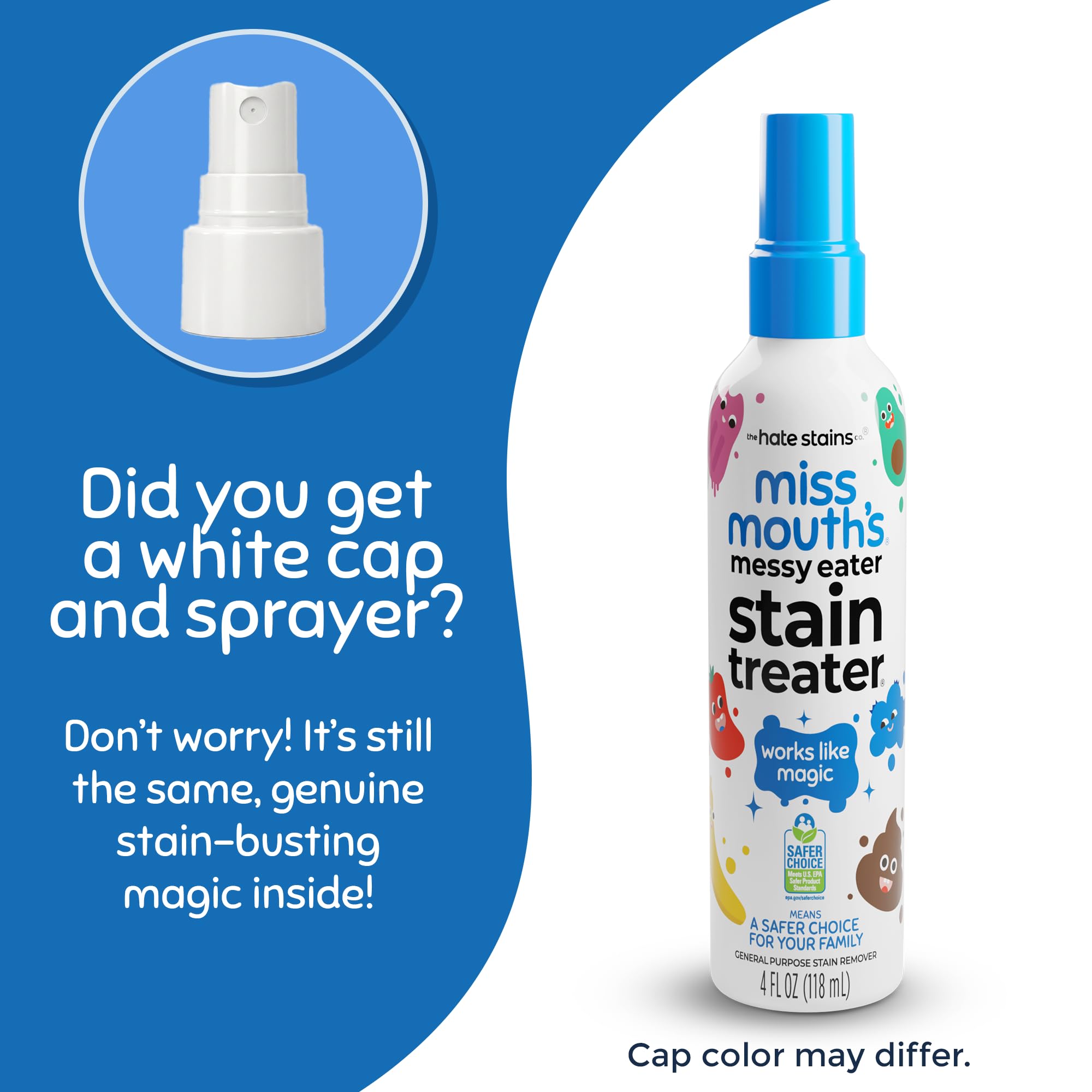Miss Mouth's solution texture pouring to show concentrated cleaning power