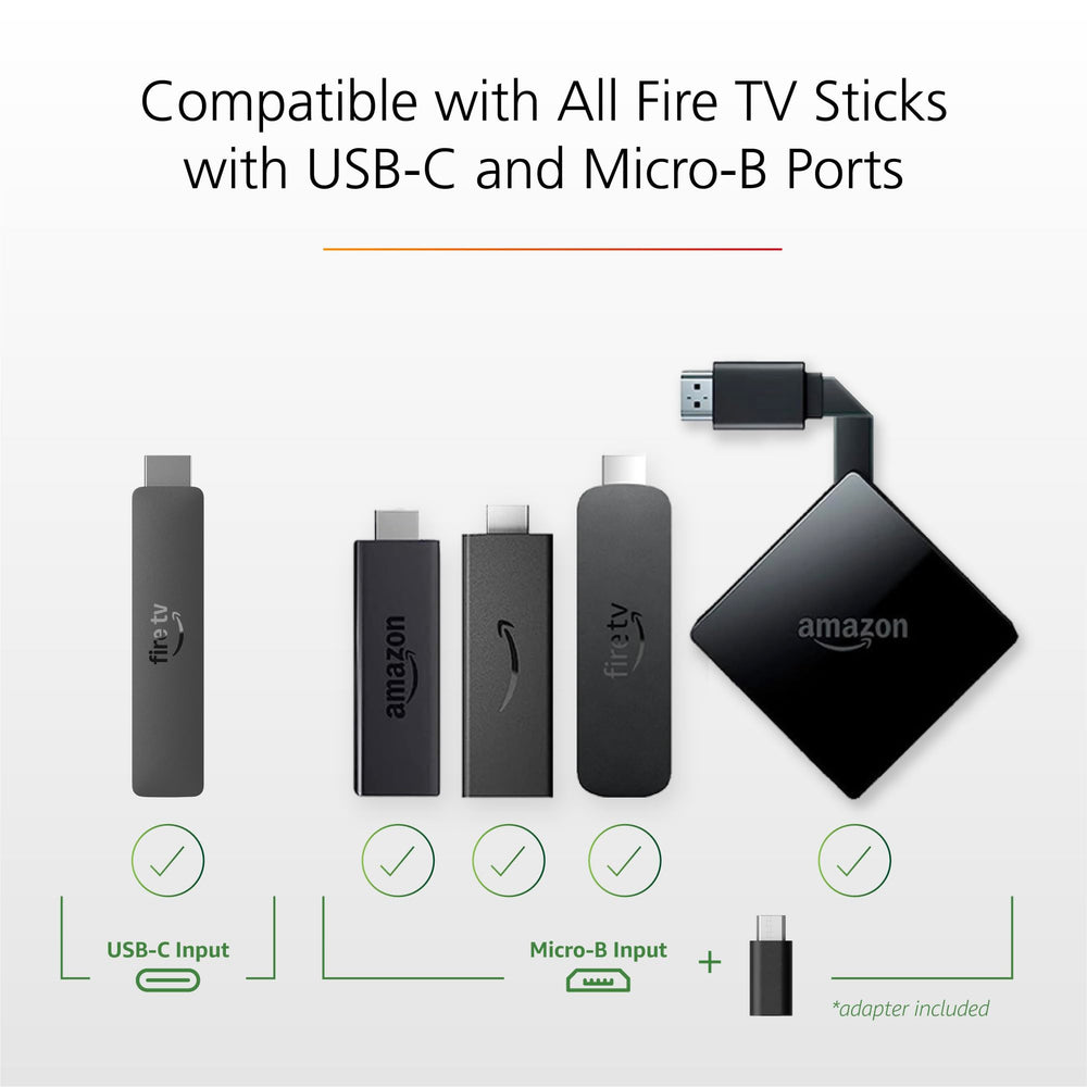 Mission Cables adapter and connector detail for compatibility with all sticks