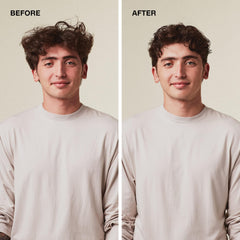 MITCH applied to hair demonstrating styling and strong hold benefit