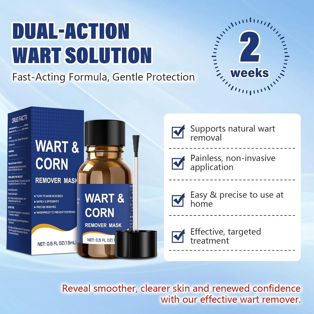 Mitreal 15ml bottle beside a ruler showing compact travel-friendly size and convenience