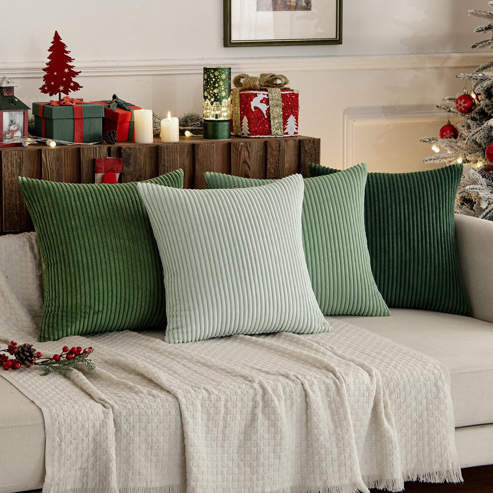 MIULEE in bedroom setting styling to illustrate layered, restful decor impact