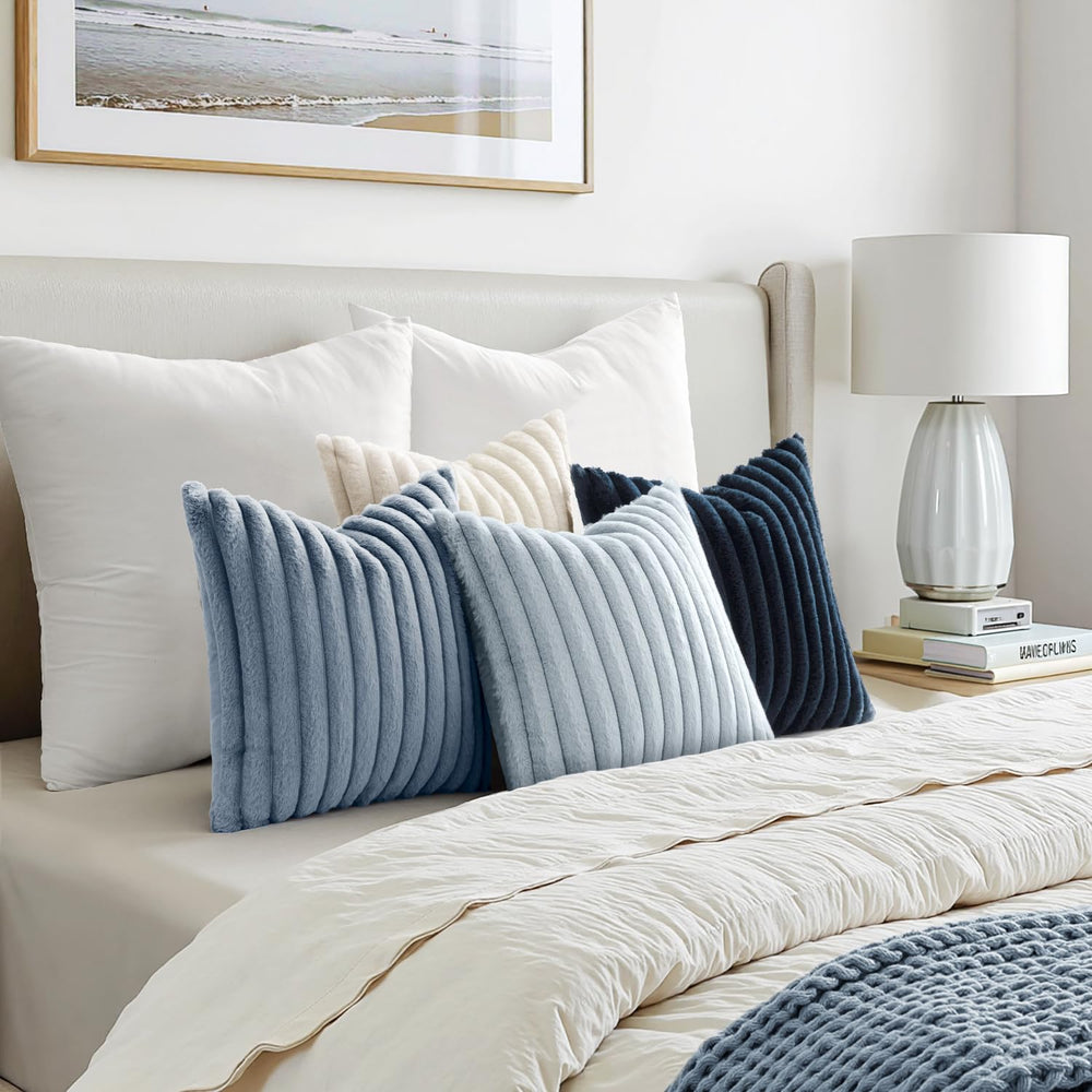 MIULEE styled on bed creating layered bedroom warmth and depth
