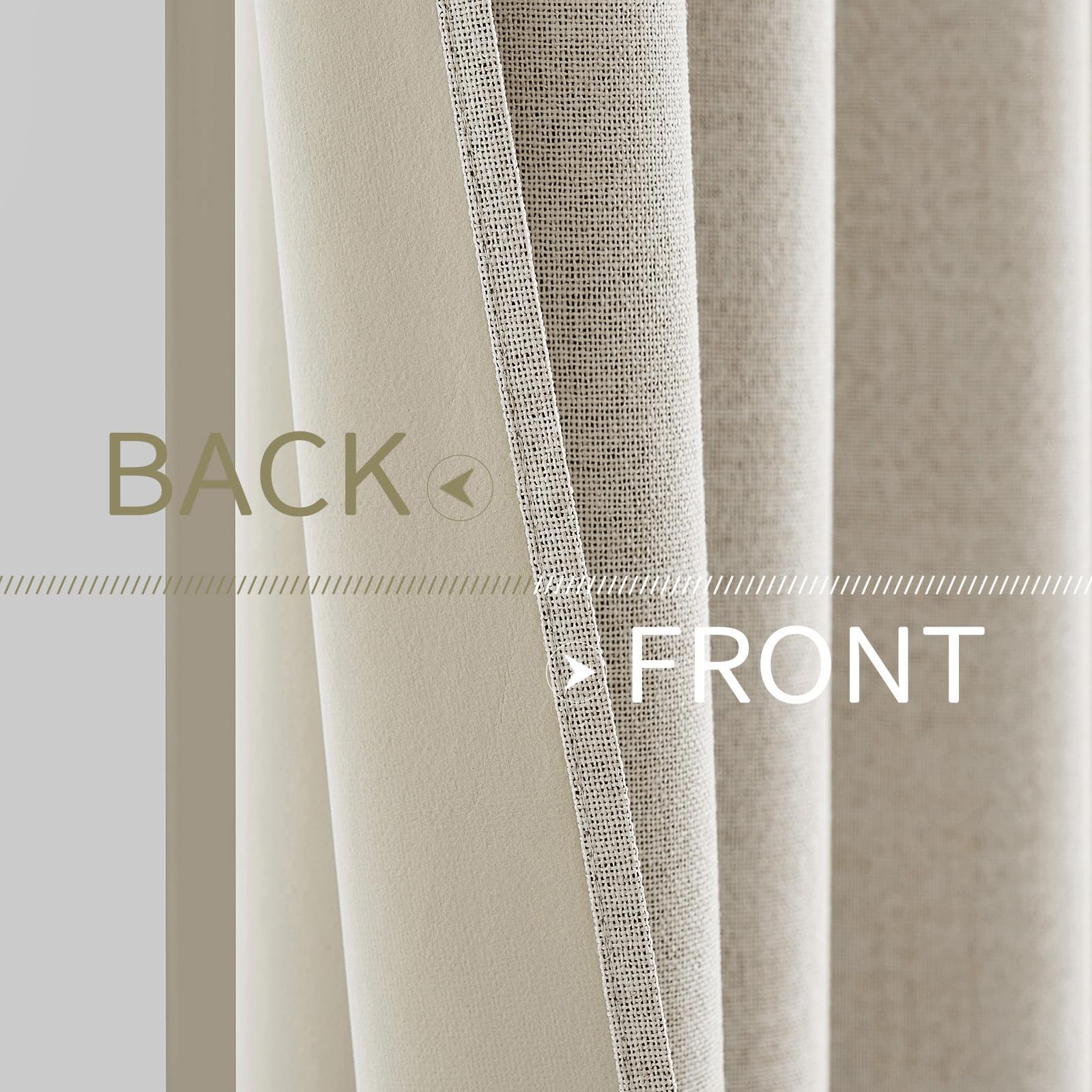 MIULEE panel next to chair showing 52x84-inch scale for proper sizing benefit