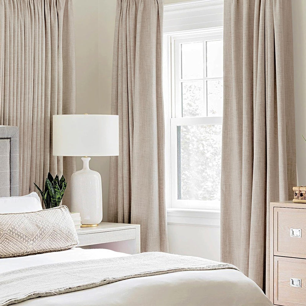 MIULEE close-up of faux linen texture highlighting fabric depth and elegant look