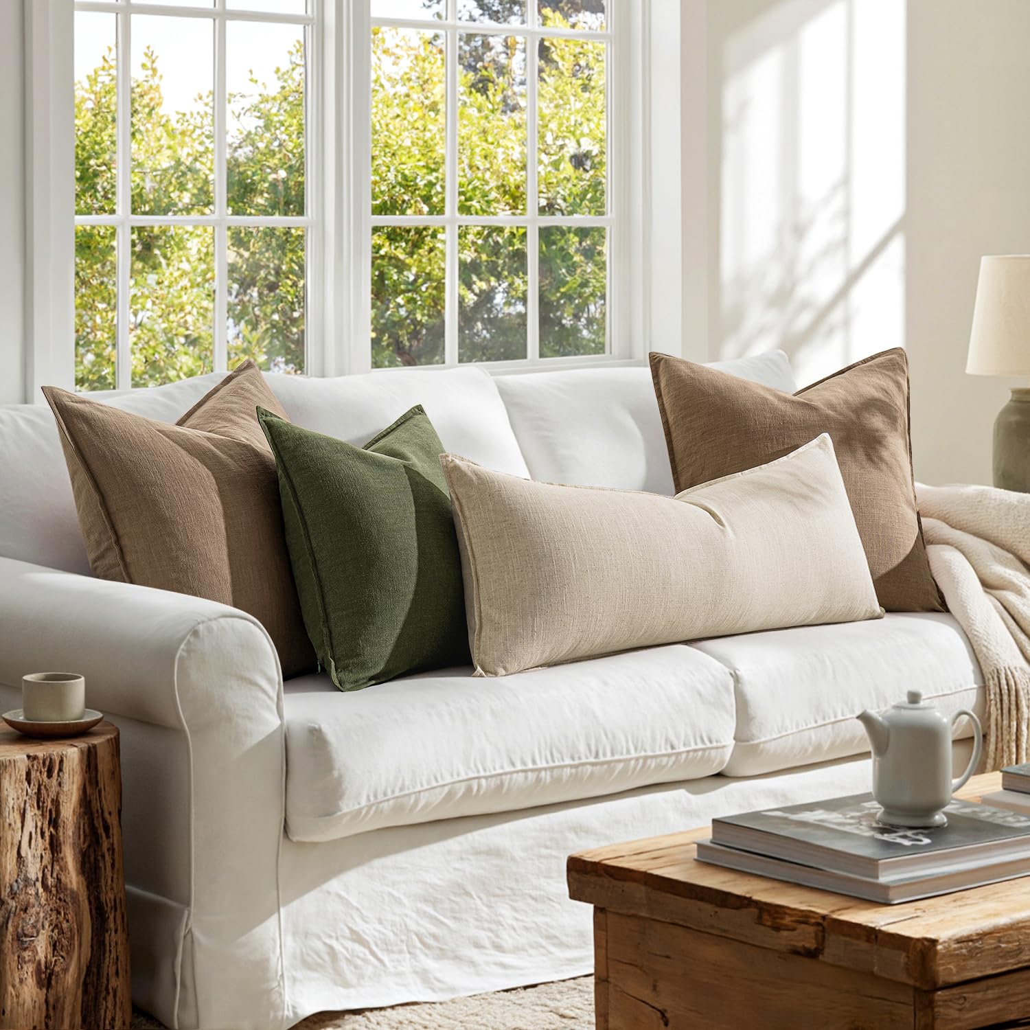 MIULEE flange edge seam finish highlighting neat border and durable construction benefit