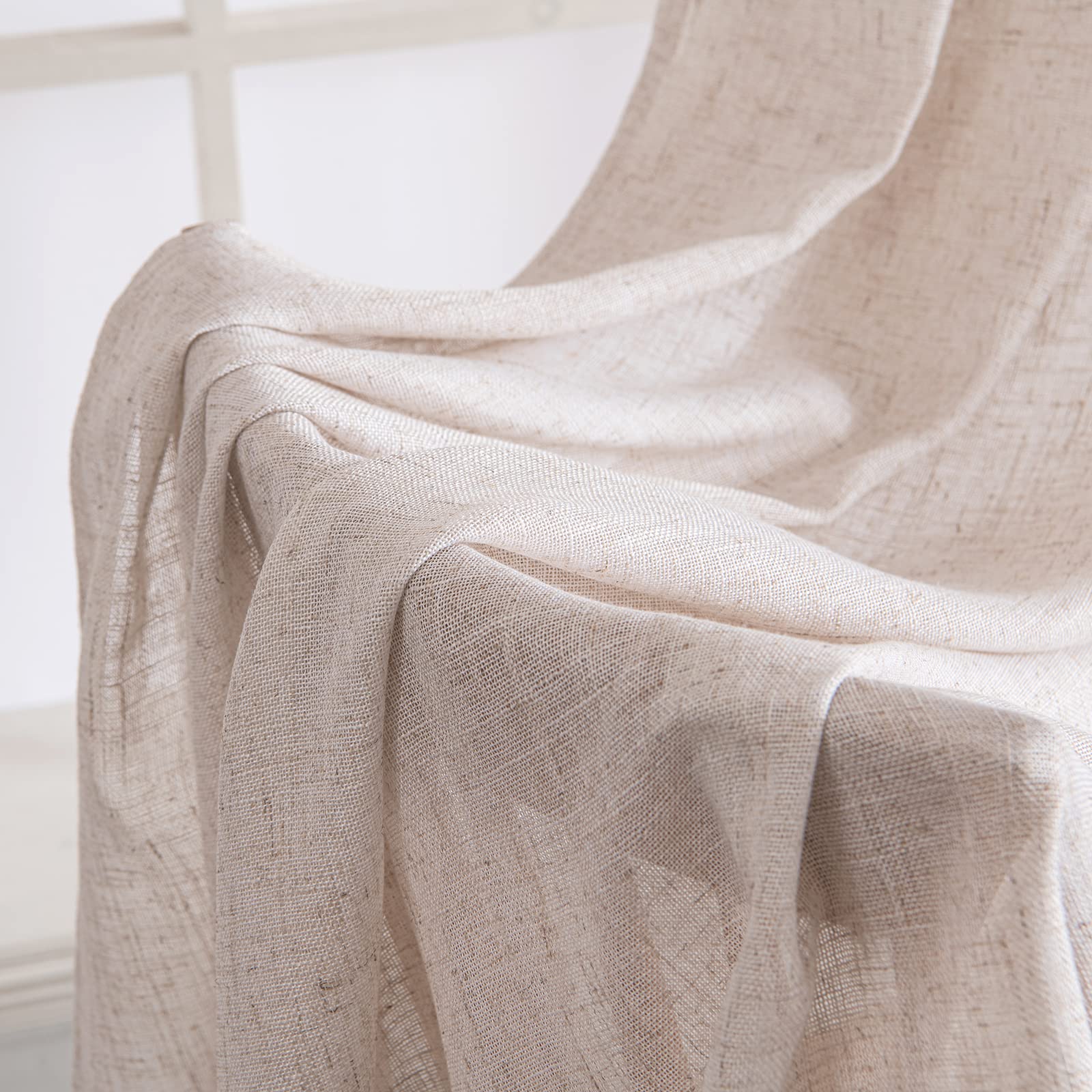 MIULEE curtains hung with clip rings demonstrating easy installation