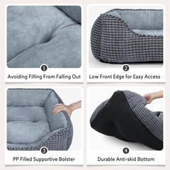 MIXJOY anti-slip bottom preventing sliding on hard floors for safer use