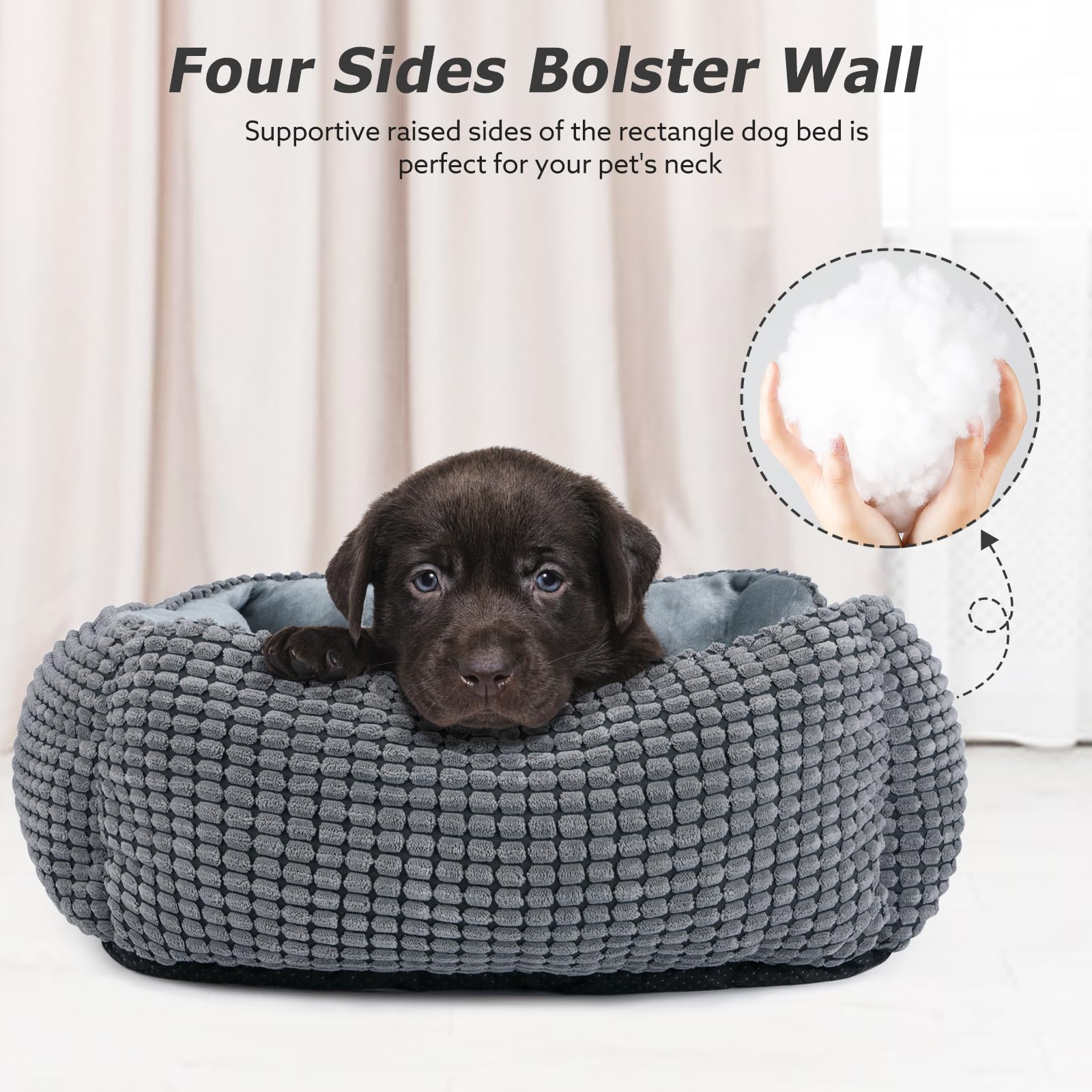 MIXJOY bolster detail highlighting raised rim support for head and neck