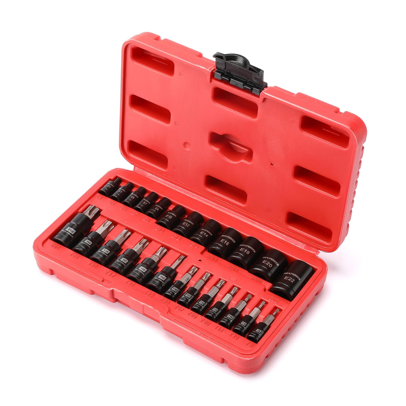 MIXPOWER organized storage case holding all pieces for tidy transport and fast access