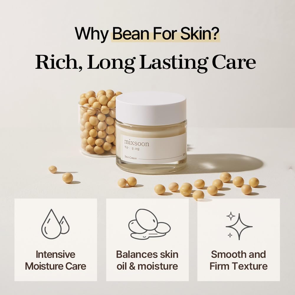 mixsoon bean cream application on hand demonstrating quick absorption benefit