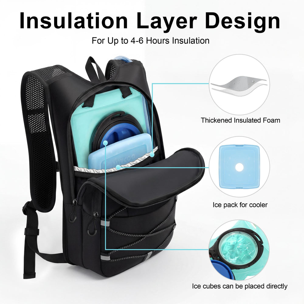 MIYCOO ventilated silica-gel shoulder strap close-up for breathable comfort