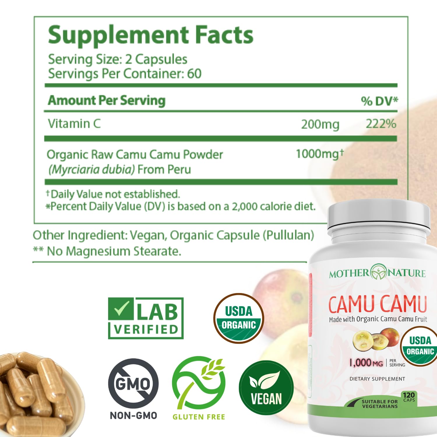 Mother Nature Organics wild camu camu berry harvest in Peru highlighting sustainable sourcing