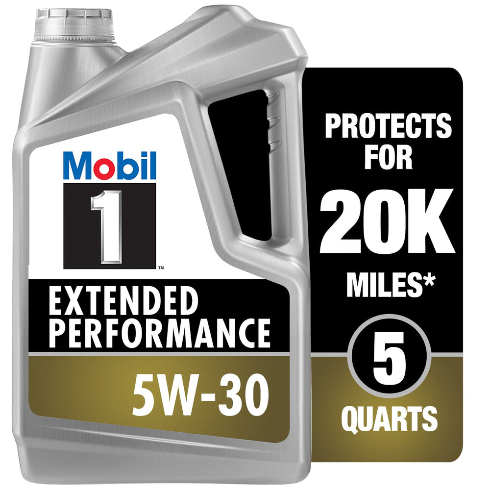 Mobil 1 front label view showing product name and size for clear identification and trust