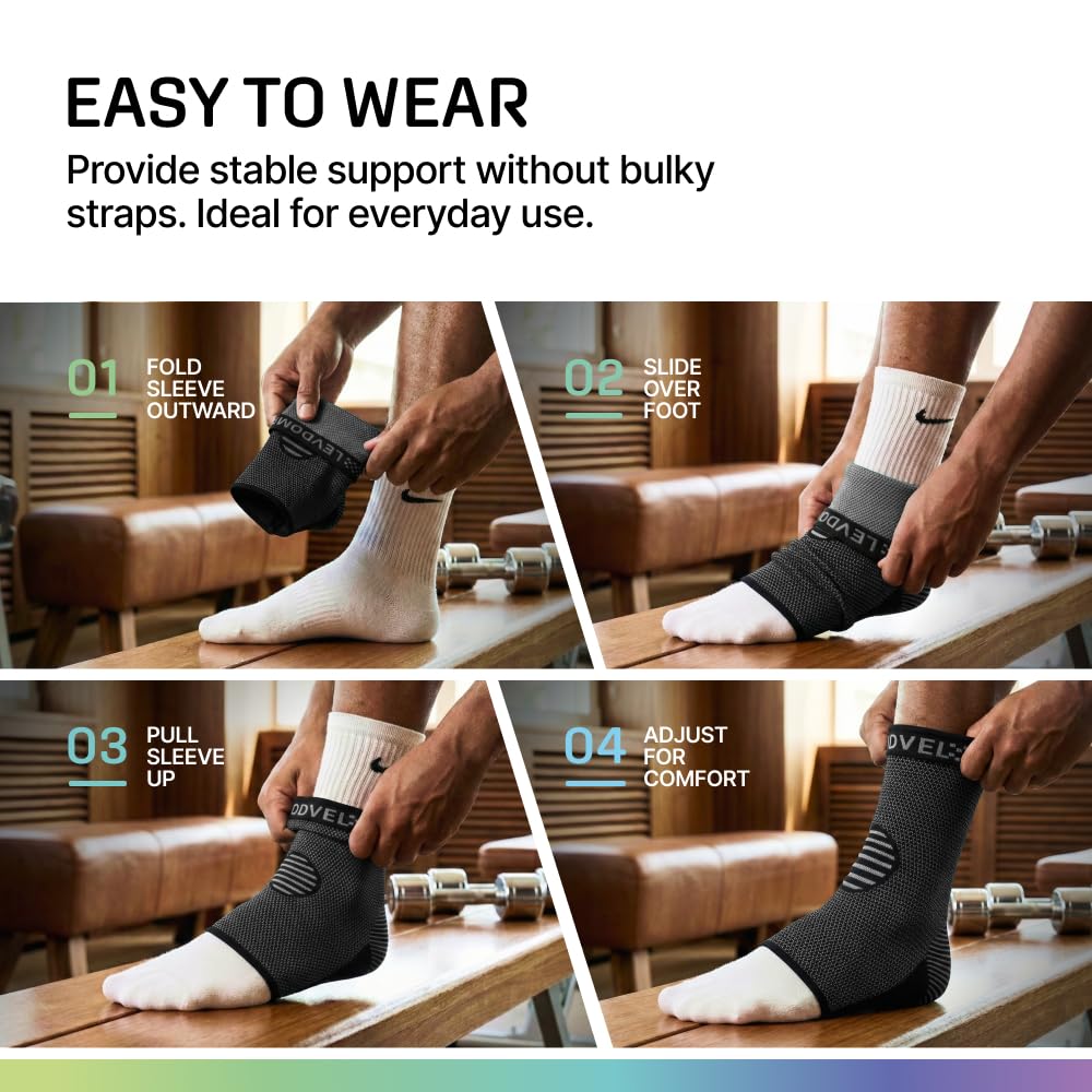 Modvel sleeve beside hand for size-scale comparison and fit guidance