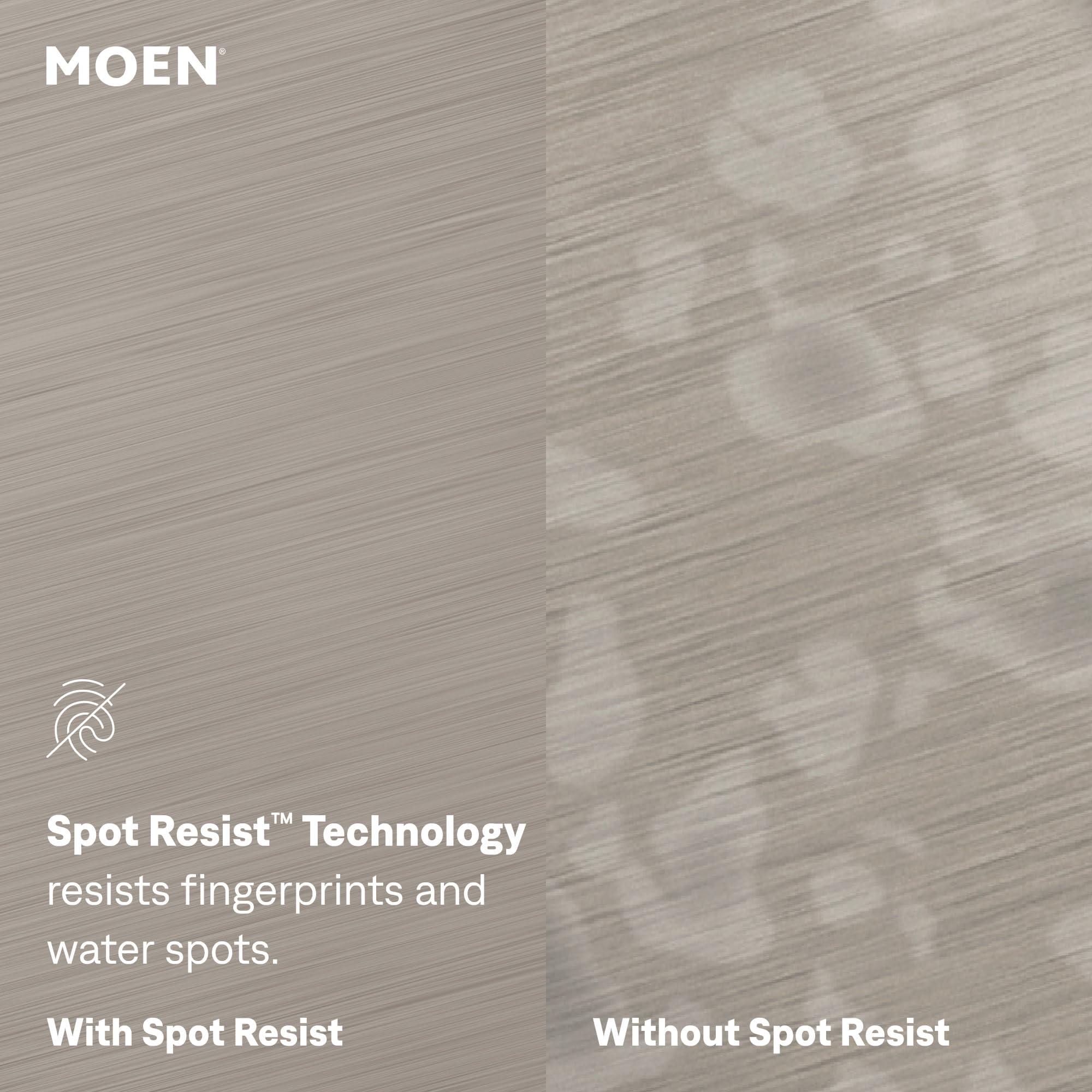 Moen Engage hand rotating spray settings to customize shower experience