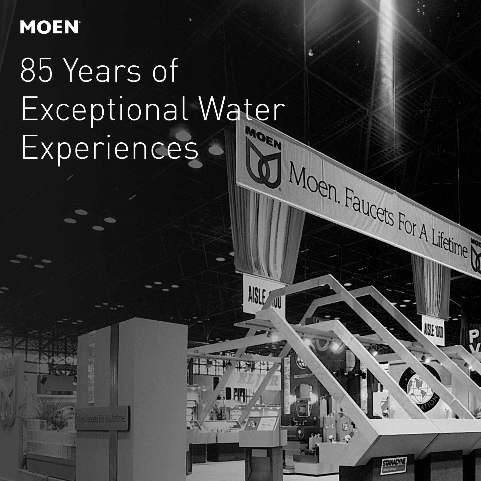 Moen PosiTemp 2510 with Moen trim kit illustrating easy future upgrades benefit