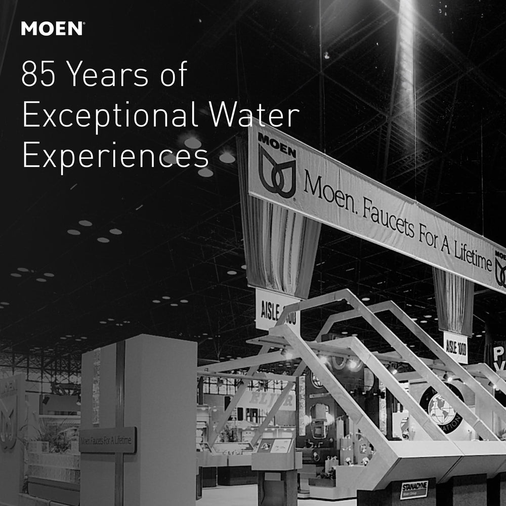 Moen PosiTemp 2510 with Moen trim kit illustrating easy future upgrades benefit