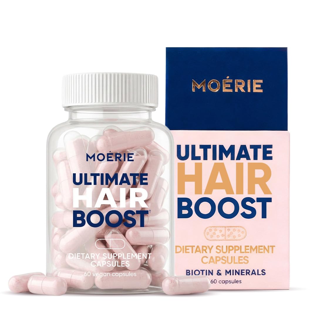 Moerie front packaging showing bottle and label benefits