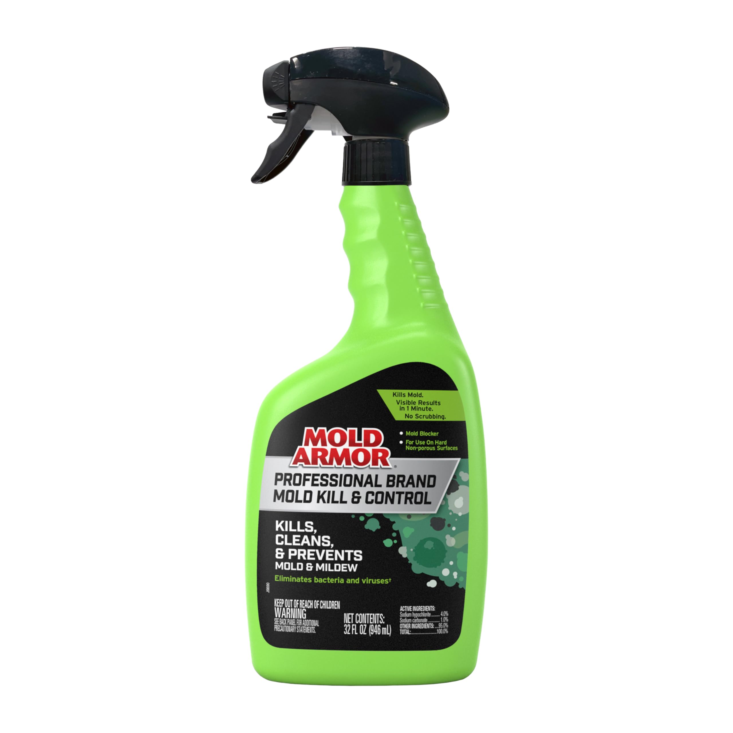 MOLD ARMOR front label showing product name and 32 oz size for fast results