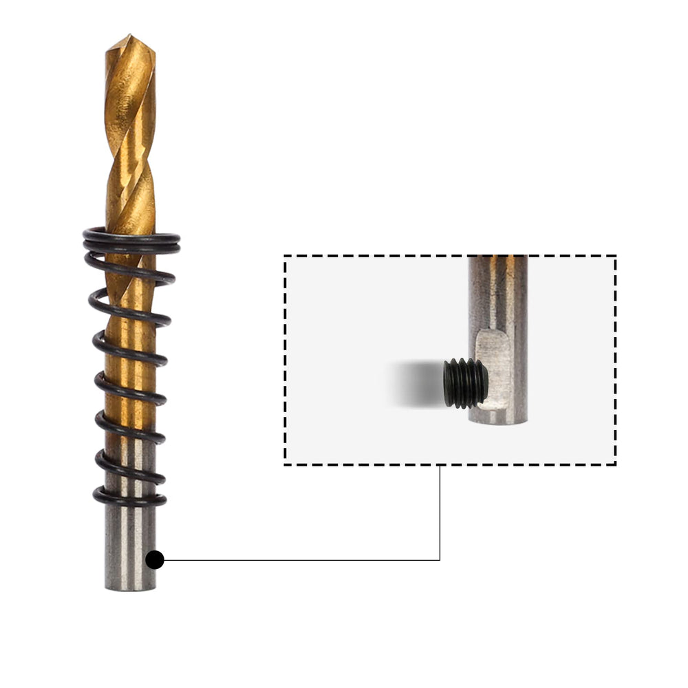 Mollom kit in a workshop on a drill press showing durable industrial application