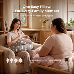 Momcozy adjustable waist strap detail for secure fit and posture support