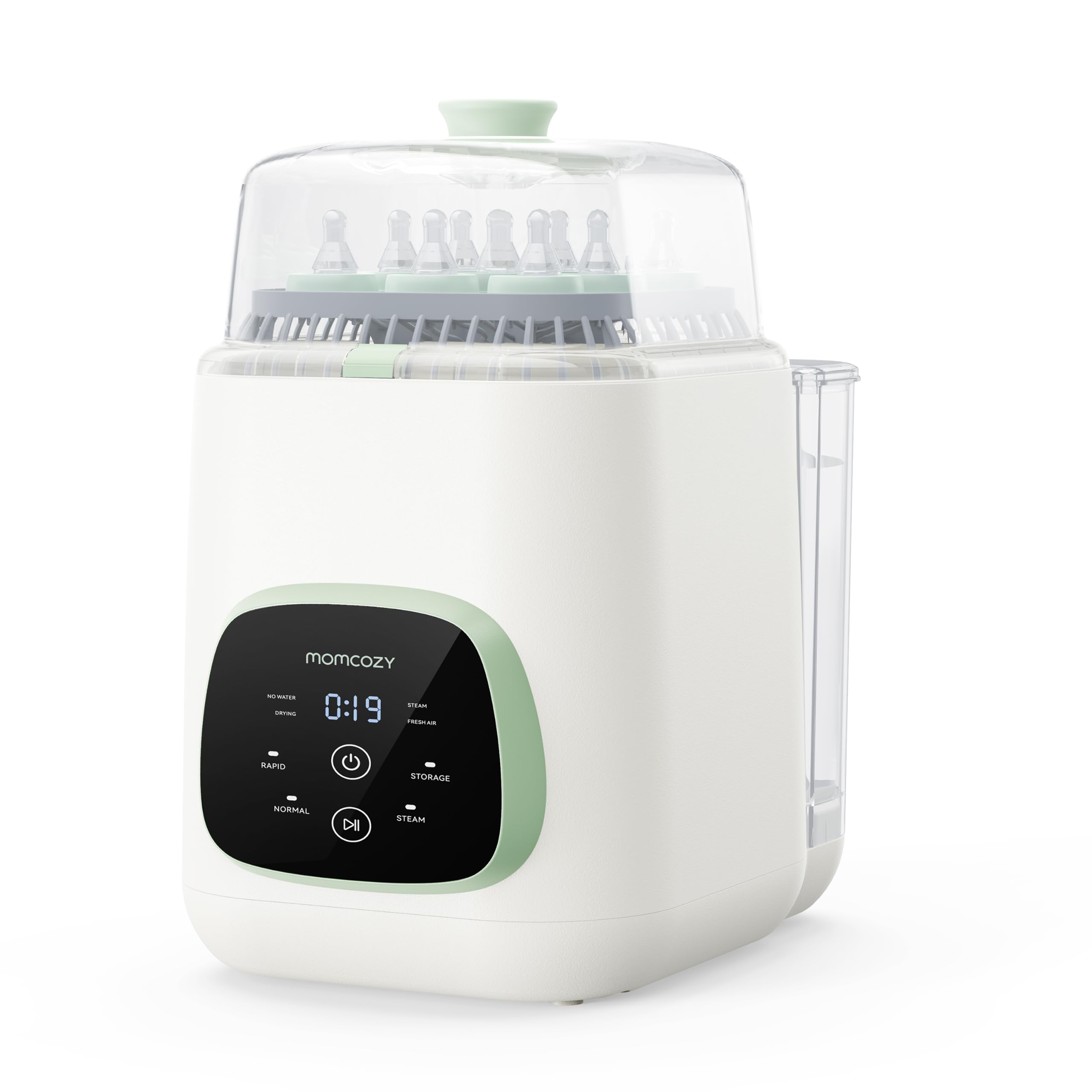 Momcozy KleanPal Pro front view matte finish showing compact design and controls