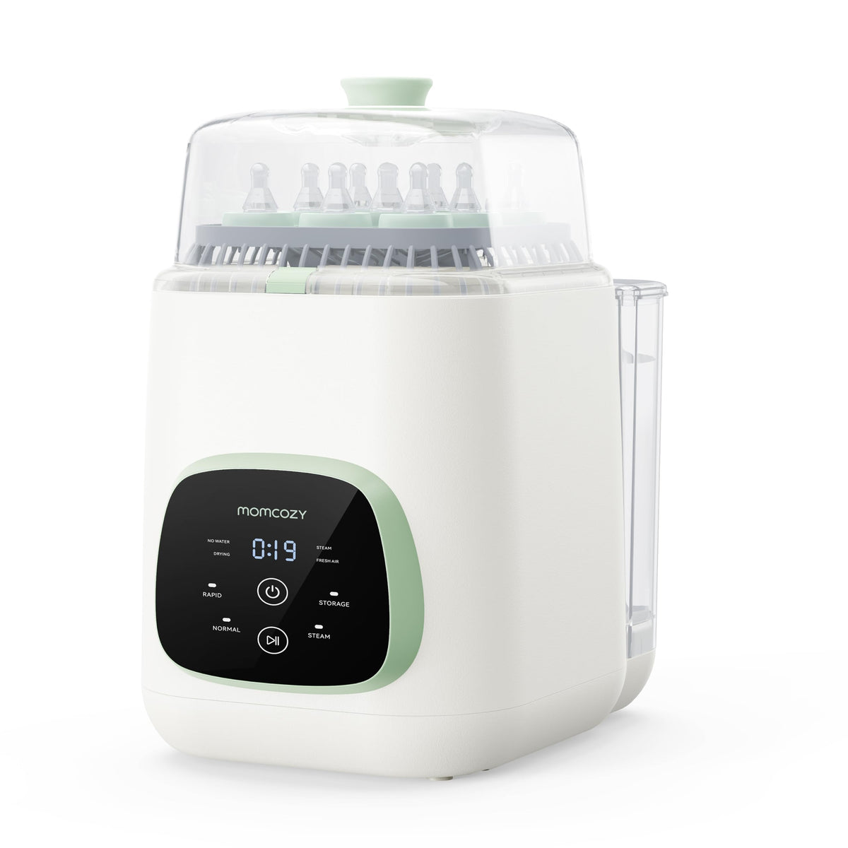 Momcozy KleanPal Pro front view matte finish showing compact design and controls