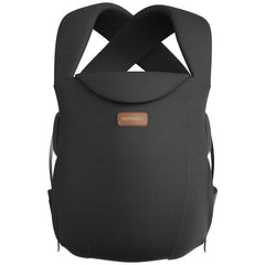 Momcozy front view showing carrier fit and easy access benefit