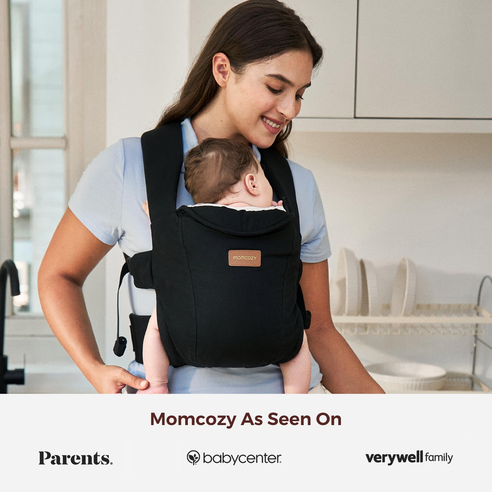Momcozy waistband and buckle detail offering secure support