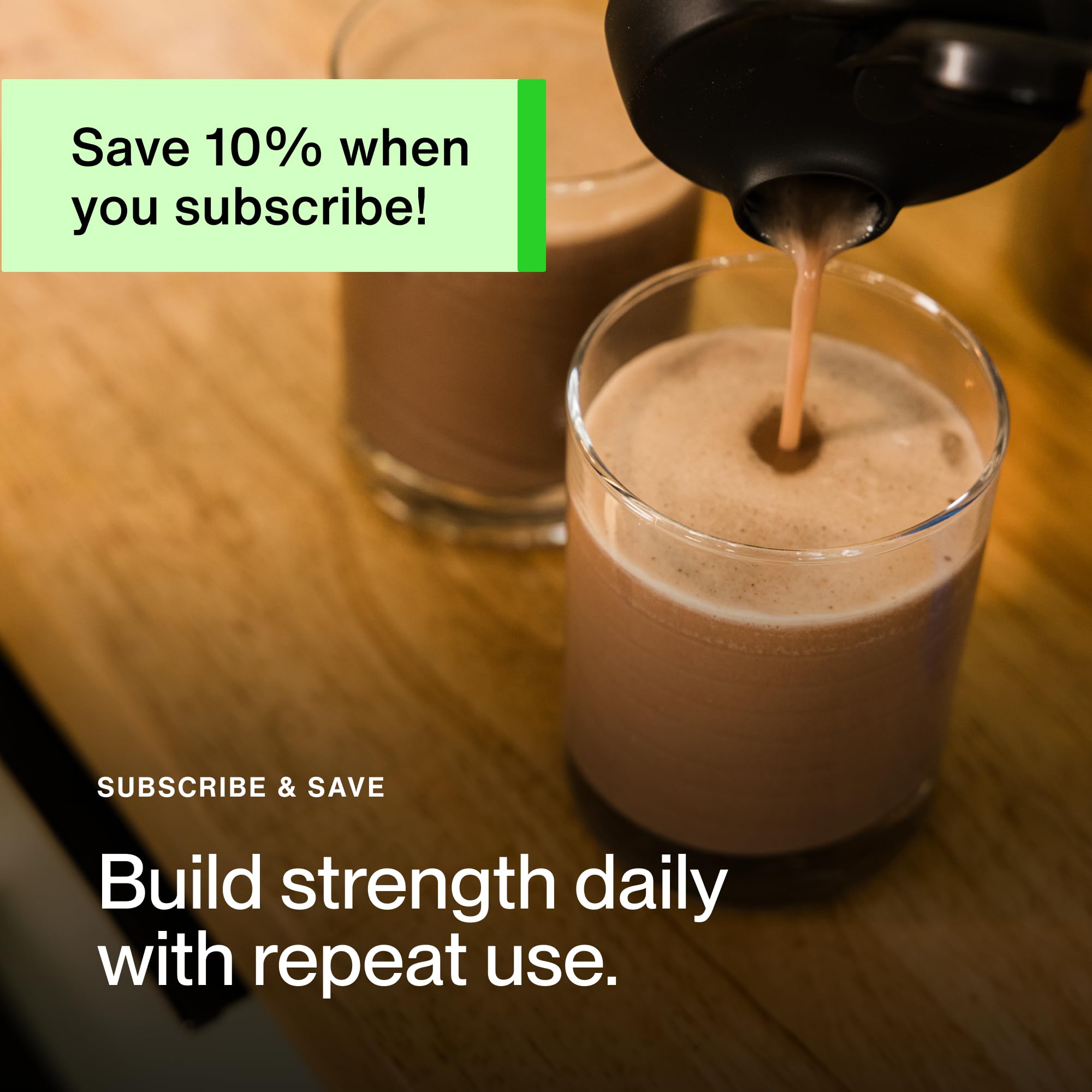 Momentous athlete holding shake illustrating recovery support
