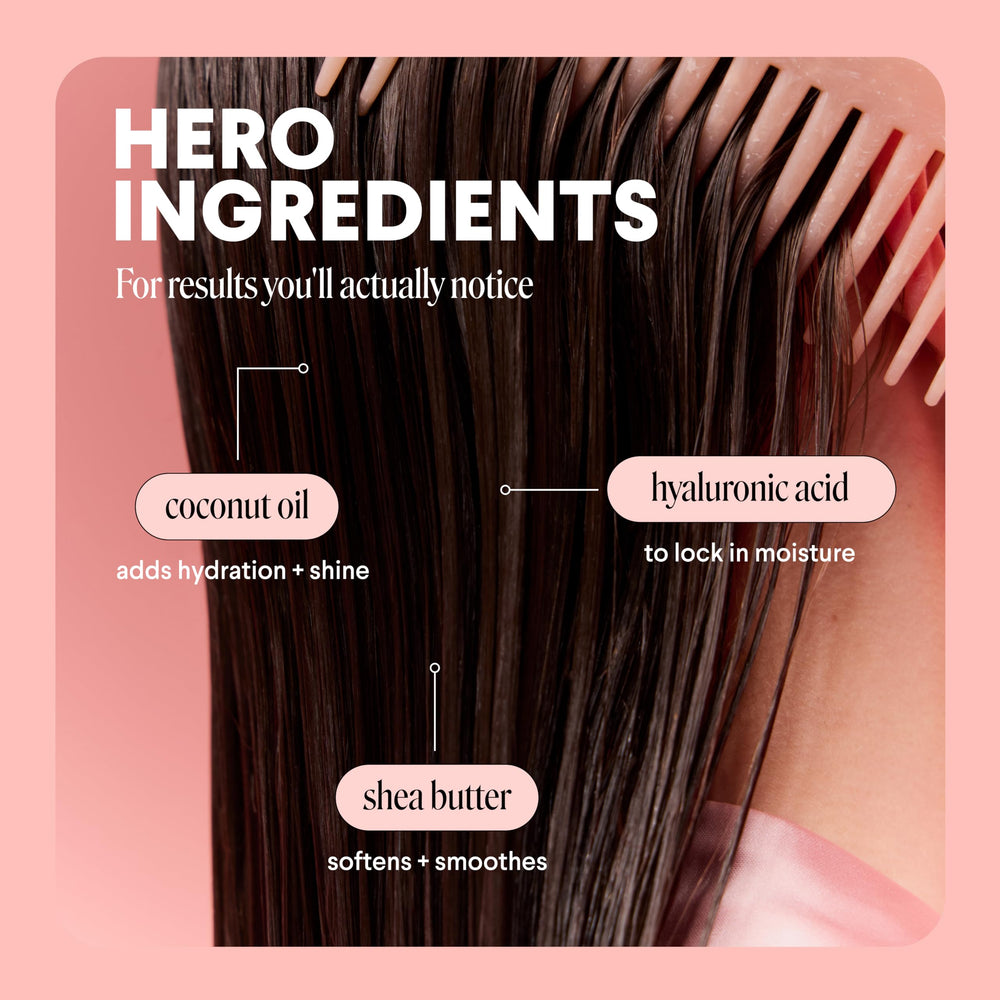 MONDAY HAIRCARE bottles in shower showing easy everyday use benefit