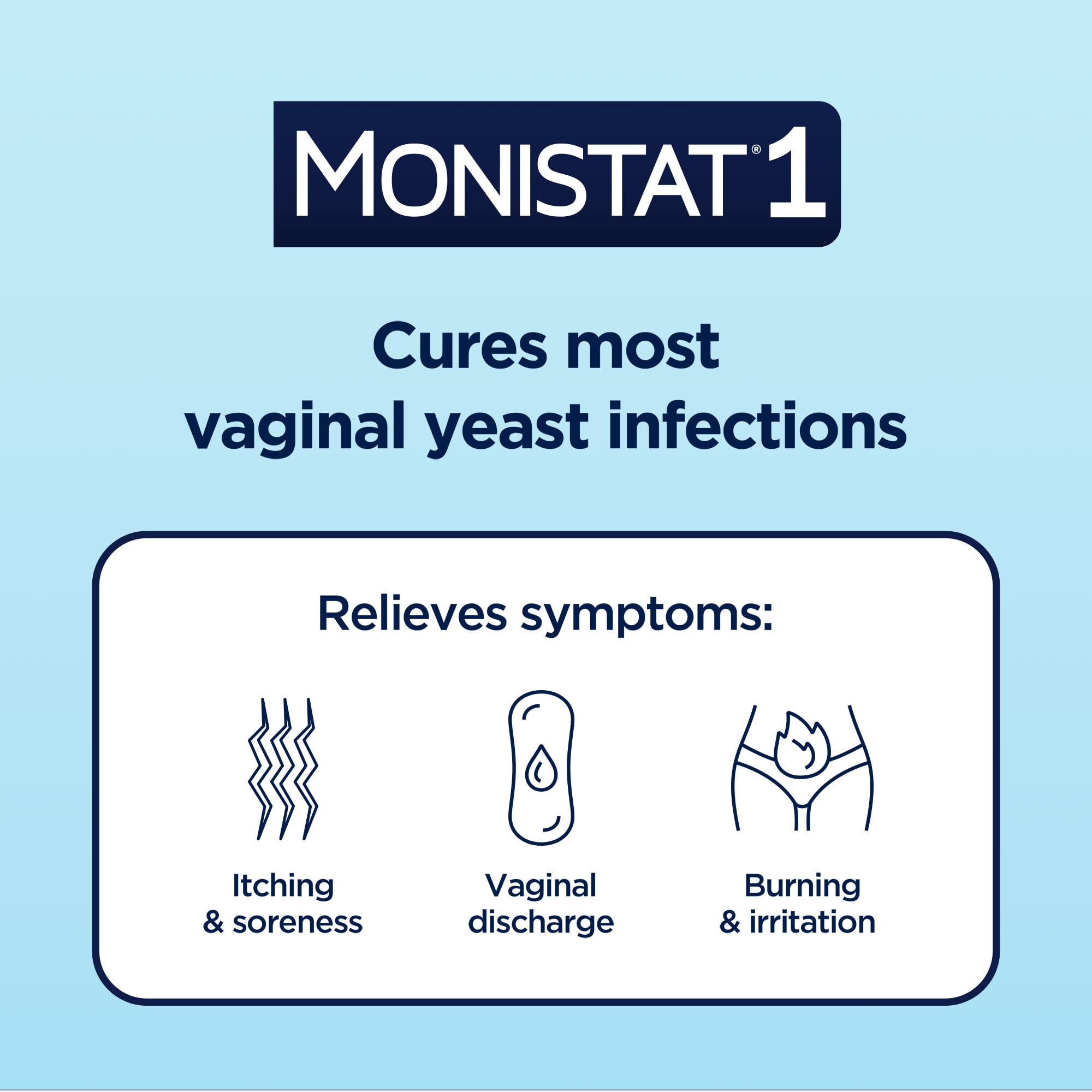 Monistat external itch cream tube detail highlighting texture for calming relief