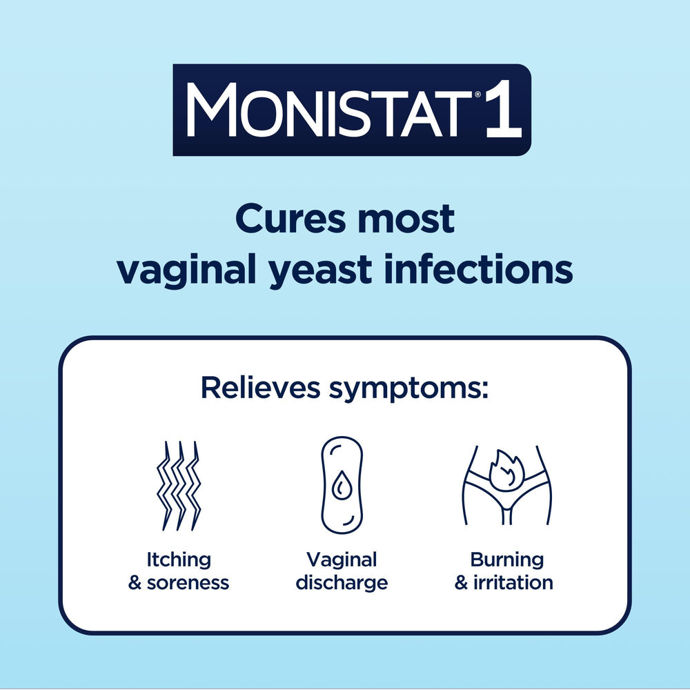 Monistat external itch cream tube detail highlighting texture for calming relief