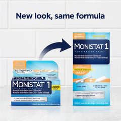 Monistat prefilled applicator close-up demonstrating easy insertion and precise dosing
