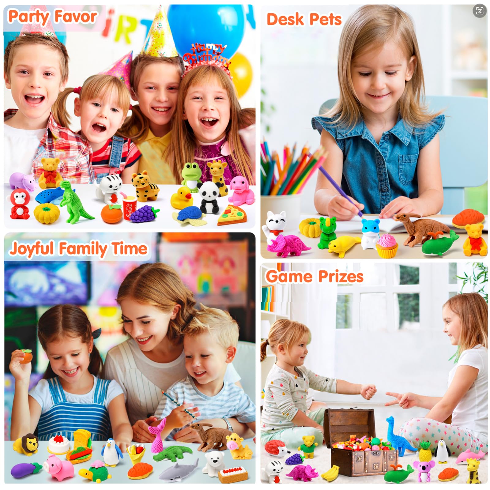 Moosia party favor display in bags, perfect for event giveaways