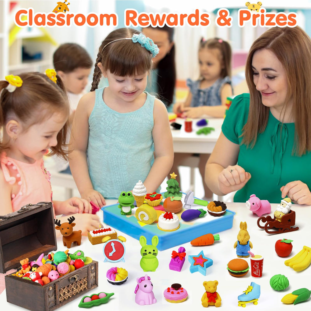 Moosia variety layout with animals and foods, sparks imaginative play