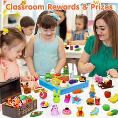 Moosia variety layout with animals and foods, sparks imaginative play