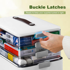 MOPALL reinforced leather handle and interlock demonstrating secure transport